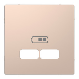 Накладка на розетку USB MERTEN D-LIFE, шампань