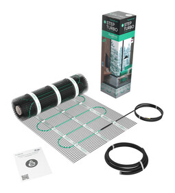 Systeme Electric STEP TURBO Мат нагревательный STM200015, 200 Вт/м2, 300 Вт, 1,5 м2
